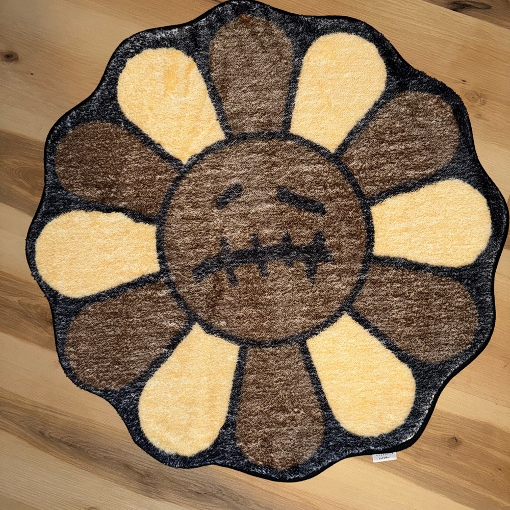 Cactus Jack Murakami Flower Design Rug
